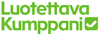 Luotettava kumppani -logo